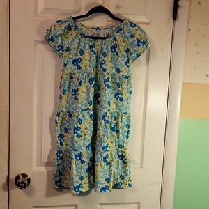 Lands' End girls size 14 short sleeve dress